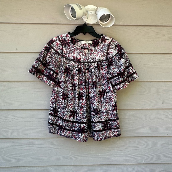 Sea New York Kaleidoscope Printed Blouse Top - Picture 3 of 9